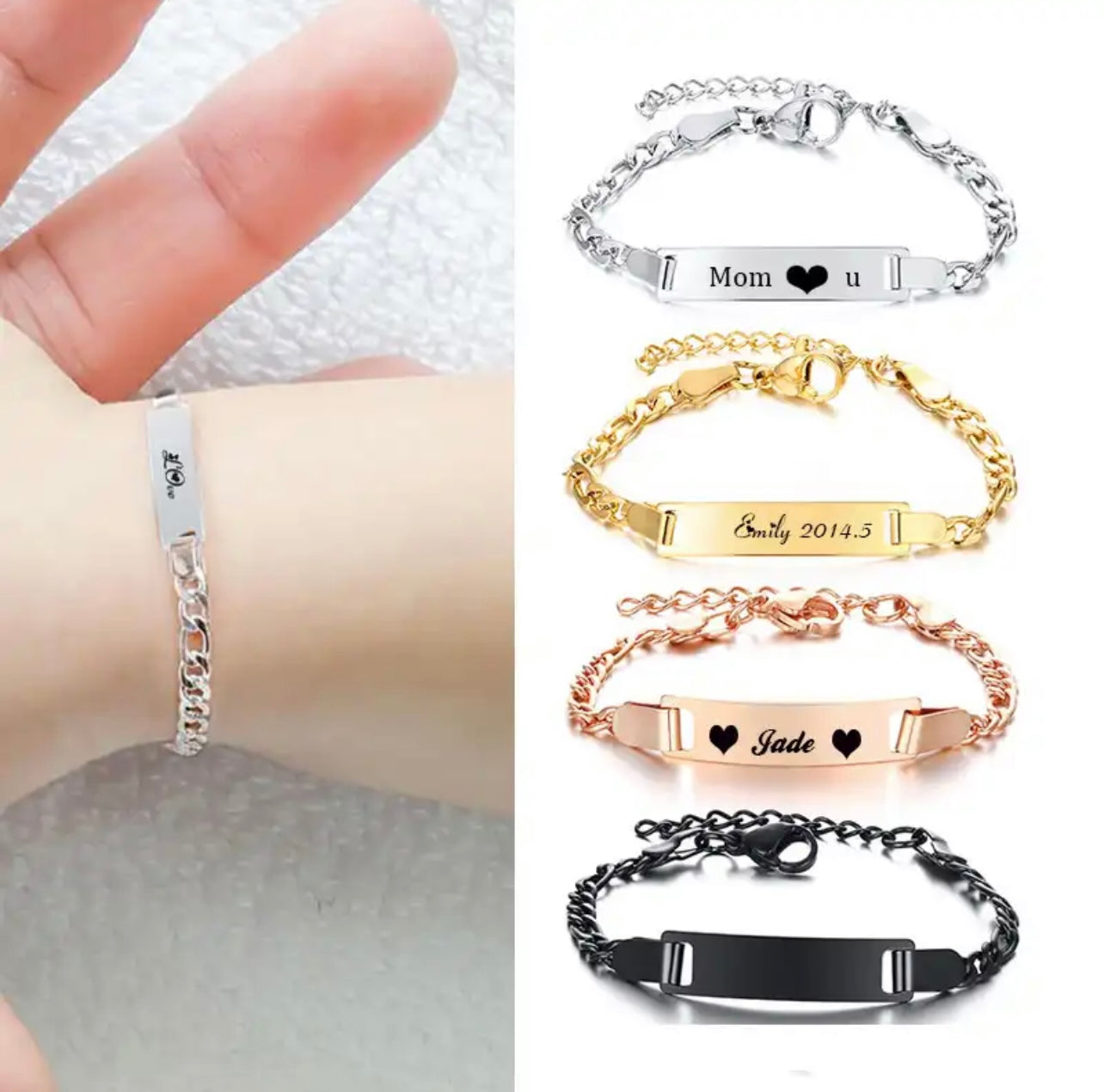 Infant/Toddler Engraved Bracelet