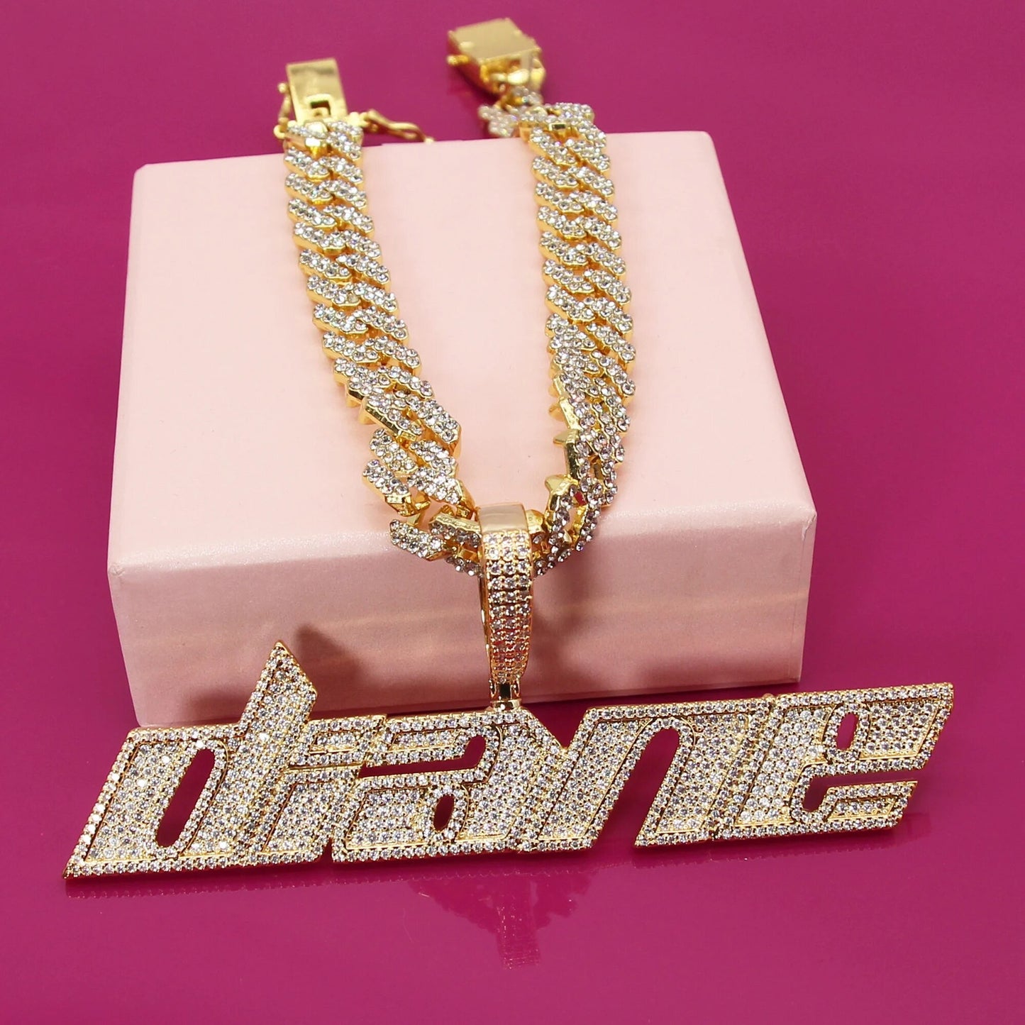 Ninja Cuban Name Necklace