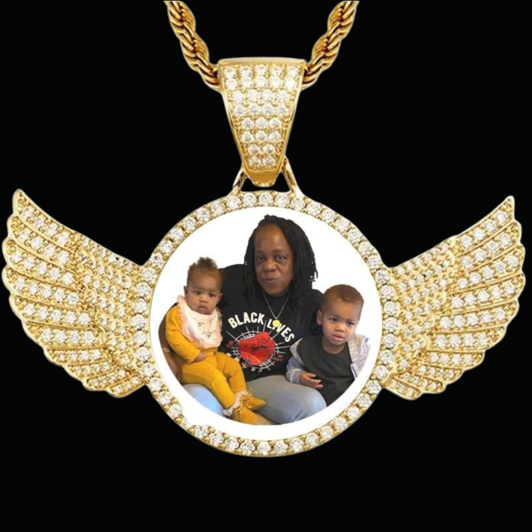 Custom wing pendant