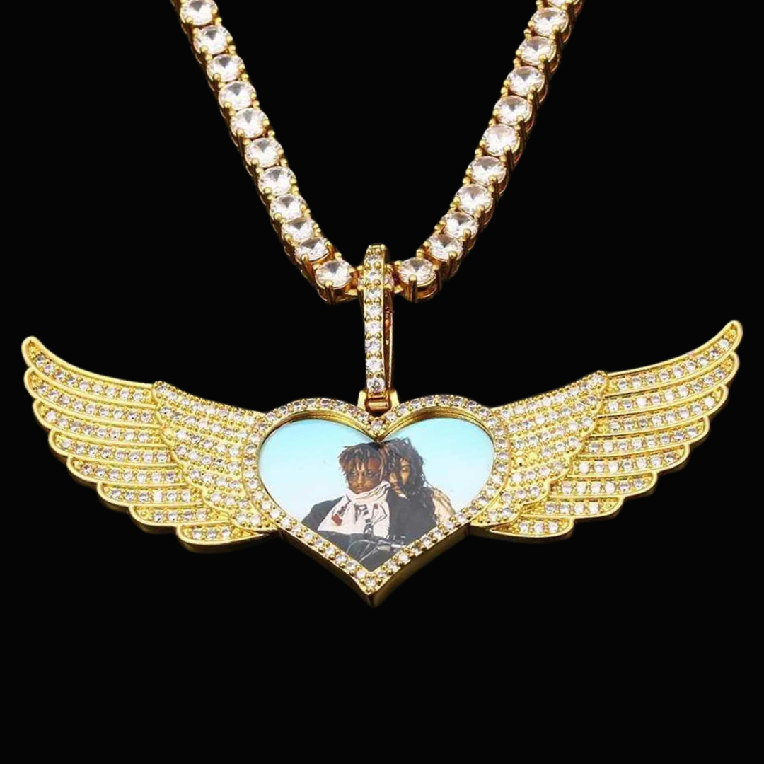 Heart photo pendant