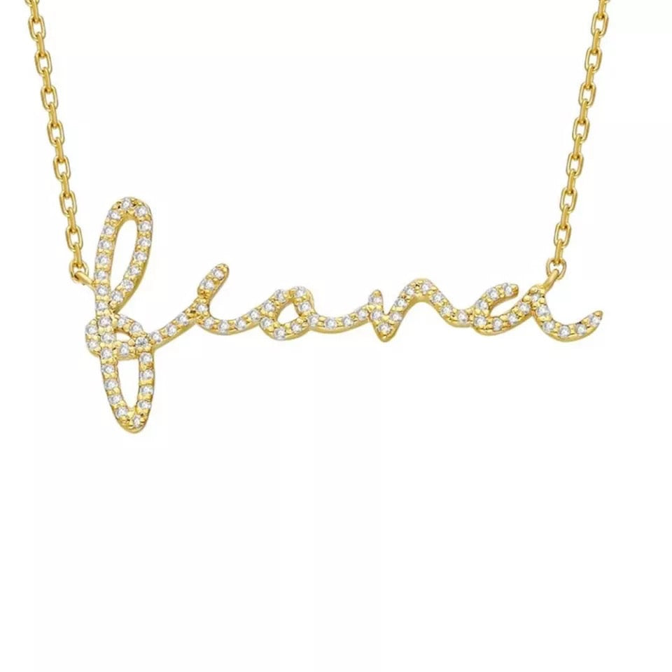 Handwritten Name Necklace