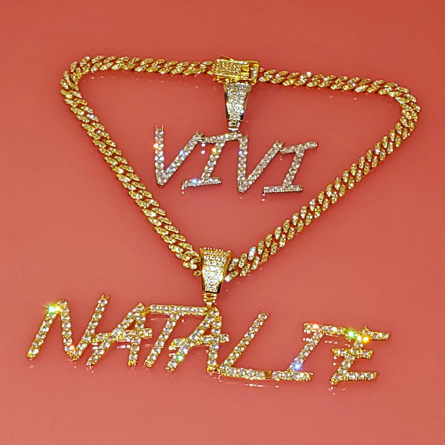Iced Out Cuban Name Necklace