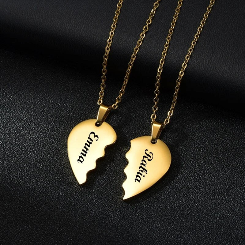 Engraved Broken Heart