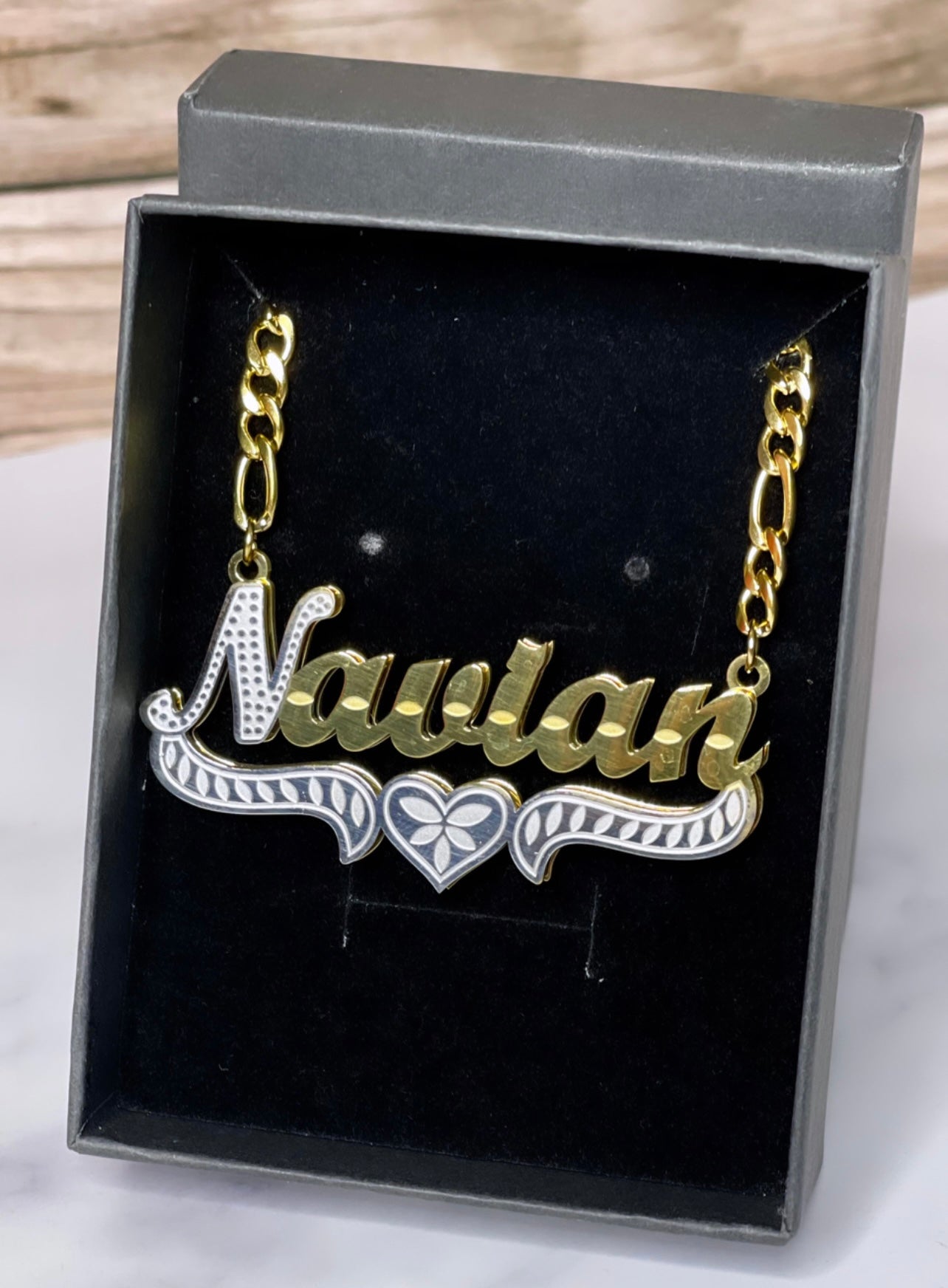 Double Plated Name Necklace