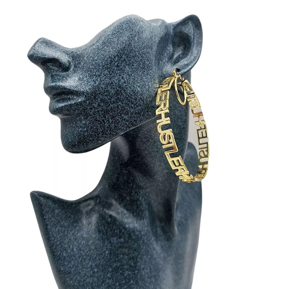 Hoop Name Earrings