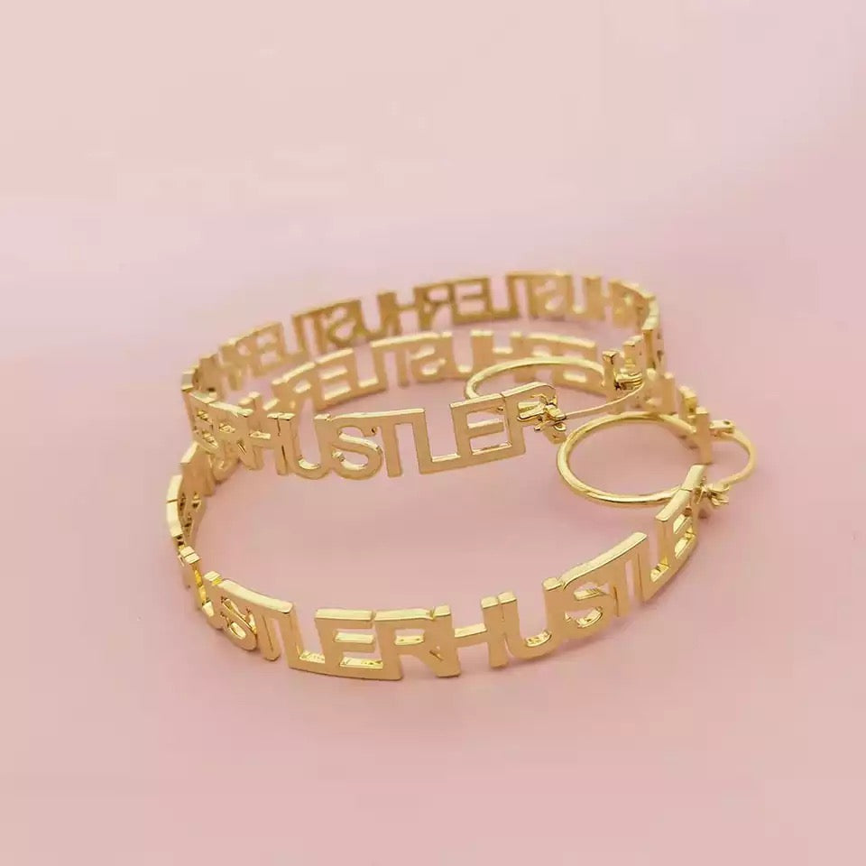 Hoop Name Earrings