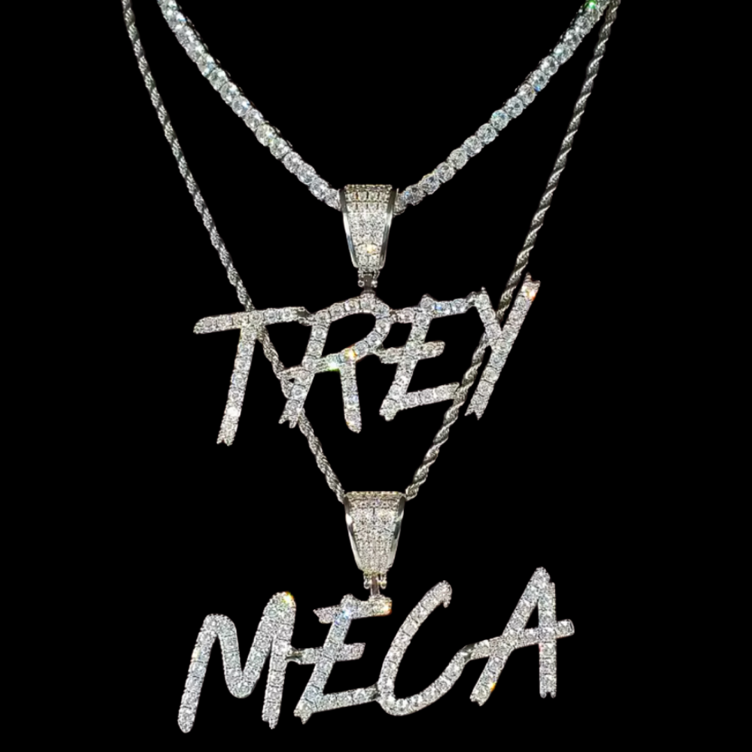 Iced Out Cuban Name Necklace